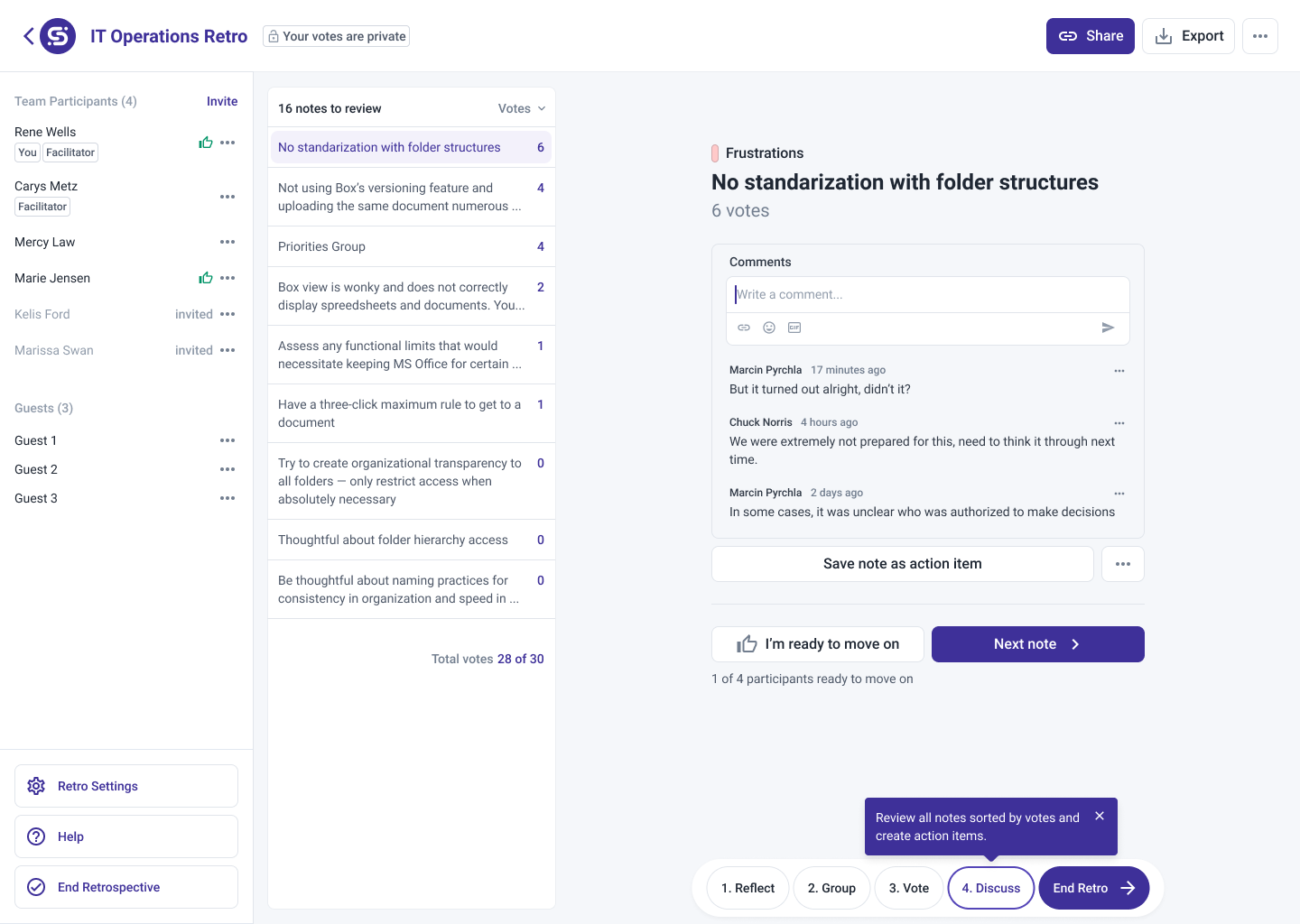 Discuss the most impactful topics.